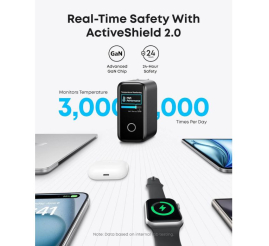 Slika izdelka: Anker 140W polnilec za prenosni računalnik, temno siv