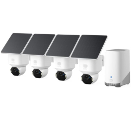 Slika izdelka: Anker Eufy Security SoloCam E42 komplet 4 kamer + HomeBase 3 baza + 4 solarni paneli