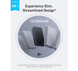 Slika izdelka: Anker MagGo 10K Slim brezžični powerbank, črn