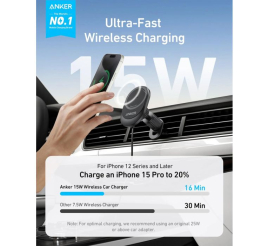 Slika izdelka: Anker MagGo brezžični avtopolnilec z vgrajenim USB-C kablom, 15W
