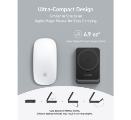 Slika izdelka: Anker MagGo Zložljiva polnilna postaja 3v1, črna