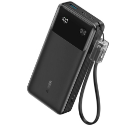 Slika izdelka: Anker Powerbank 20000 mAh, 30W s priloženim USB-C kablom, črn