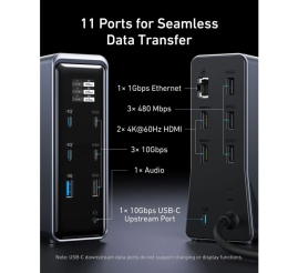 Slika izdelka: Anker Prime 160W polnilna polnilna postaja 14v1