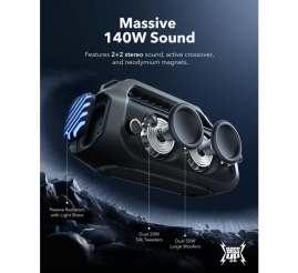 Slika izdelka: Anker Soundcore BOOM 2 Plus prenosni Bluetooth zvočnik, črn