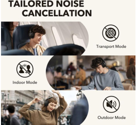 Slika izdelka: Anker Soundcore Life Q30 naglavne slušalke z NC, črne