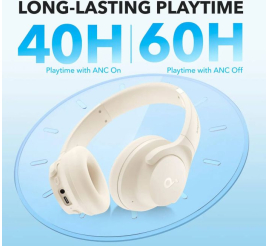 Slika izdelka: Anker Soundcore Q20i naglavne bluetooth slušalke, bele