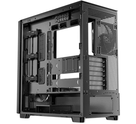 Slika izdelka: ANTEC Flux midi-ATX okno leseno črno/rjavo gaming ohišje