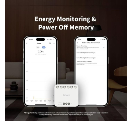Slika izdelka: AQARA dvojni relejni modul T2 (DCM-K01) - dvojni relejni modul Zigbee 3.0