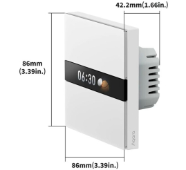 Slika izdelka: AQARA pametno stikalo s zaslonom V1 (WS-K02D)