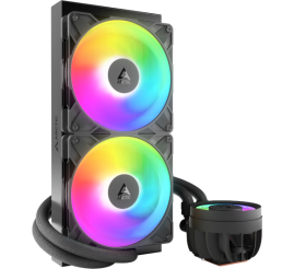 Slika izdelka: ARCTIC LIQUID FREEZER III PRO 280mm A-RGB vodno hlajenje za INTEL/AMD procesorje (črn)