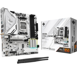 Slika izdelka: ASROCK B850M Steel Legend WiFi AM5 4xDDR5 mATX osnovna plošča