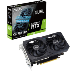 Slika izdelka: ASUS Dual GeForce RTX 3050 V2 OC 8GB GDDR6 (90YV0GH6-M0NA00) grafična kartica
