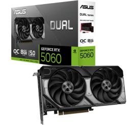 Slika izdelka: ASUS Dual GeForce RTX 5060 OC 8GB GDDR7 DUAL-RTX5060-O8G grafična kartica