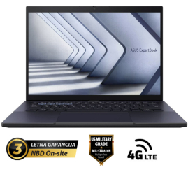 Slika izdelka: ASUS ExpertBook B3 14" (35,56cm) WUXGA Core Ultra 7 155H 32GB 1TB 4G Win11 Pro prenosni računalnik B3404CMA-4G-WB75D0X