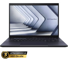 Slika izdelka: ASUS ExpertBook B3 14" (35,56cm) WUXGA Core Ultra 7 155H 32GB 1TB 4G Win11 Pro prenosni računalnik B3404CMA-4G-WB75D0X