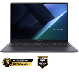 Slika izdelka: ASUS ExpertBook B3 16" (40,64cm) WUXGA Core Ultra 5 225H 16GB 1TB Windows 11 Pro prenosni računalnik (B3605CCA-WB53C0X)