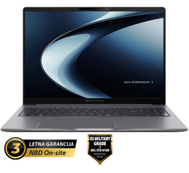 Slika izdelka: ASUS ExpertBook P3 15,6" (39,62cm) FHD Core i7-13620H 32GB 1TB Windows 11 Pro prenosni računalnik (P3605CVA-WB55D0X)