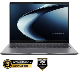 Slika izdelka: ASUS ExpertBook P3 16" (40,64cm) WUXGA Core i5-13420H 16GB 1TB prenosni računalnik P3605CVA-WB53D0