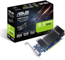 Slika izdelka: ASUS GeForce GT 1030 2GB GDDR5 silent low profile (GT1030-SL-2G-BRK) grafična kartica