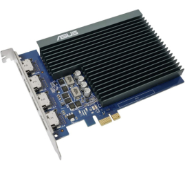 Slika izdelka: ASUS Geforce GT 730 2GB DDR5 4xHDMI Silent 90YV0H20-M0NA00 grafična kartica