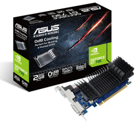Slika izdelka: ASUS Geforce GT 730 2GB GDDR5 Silent Low Profile (GT730-SL-2GD5-BRK) grafična kartica