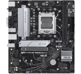Slika izdelka: ASUS Prime B650M-K AM5 USB3.2 DDR5 ARGB mATX osnovna plošča