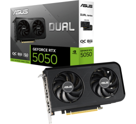 Slika izdelka: ASUS Prime GeForce RTX 5050 OC 8GB GDDR6 (DUAL-RTX5050-O8G) grafična kartica