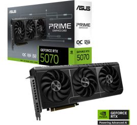 Slika izdelka: ASUS PRIME GeForce RTX 5070 OC 12GB GDDR7 (PRIME-RTX5070-O12G) grafična kartica