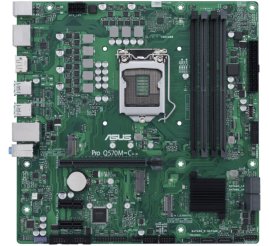 Slika izdelka: ASUS Pro Q570M-C LGA1200 (10th&11th gen) DDR4 mATX osnovna plošča