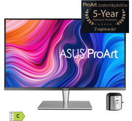 Slika izdelka: ASUS ProArt PA32UCX-PK 81,28cm (32") UHD IPS Mini 1200 nits DP/HDMI/Thunderbolt3 HDR1000 X-rite i1 zvočniki profesionalni monitor
