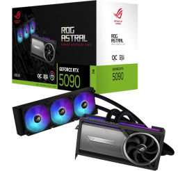 Slika izdelka: ASUS ROG Astral LC Gaming GeForce RTX 5090 OC 32G GDDR7 ARGB vodno hlajenje ARGB grafična kartica