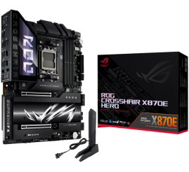 Slika izdelka: ASUS ROG CROSSHAIR X870E HERO AM5 DDR5 WiFi RGB gaming ATX osnovna plošča