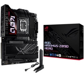 Slika izdelka: ASUS ROG MAXIMUS Z890 HERO GAMING WIFI LGA1851 DDR5 RGB gaming ATX osnovna plošča