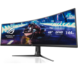 Slika izdelka: ASUS ROG STRIX XG49VQ 124,49cm (49") 3840x1080 VA 144Hz DP/HDMI HDR400 FreeSync Premium zvočniki ukrivljen gaming monitor