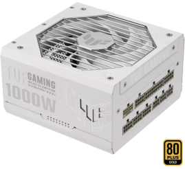 Slika izdelka: ASUS TUF Gaming 1000W GOLD WHITE EDITION 80Plus Gold modularni ATX napajalnik