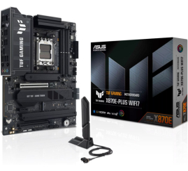 Slika izdelka: ASUS TUF GAMING X870E-PLUS WIFI7 AM5 DDR5 RGB gaming ATX osnovna plošča