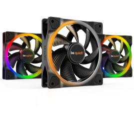 Slika izdelka: BE QUIET! LIGHT WINGS (BL076) triple pack RGB 120mm 4-pin PWM ventilator
