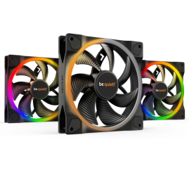 Slika izdelka: BE QUIET! LIGHT WINGS (BL078) triple pack RGB 140mm 4-pin PWM ventilator