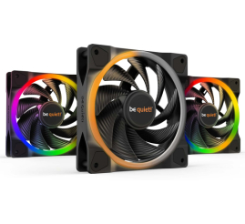 Slika izdelka: BE QUIET! LIGHT WINGS high-speed (BL077) Triple-Pack RGB 120mm 4-pin PWM ventilator