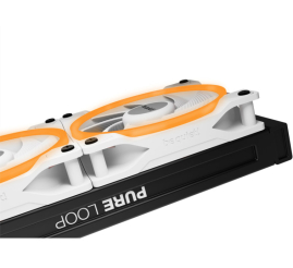 Slika izdelka: BE QUIET! LIGHT WINGS White High-Speed (BL100) triple pack RGB 120mm 4-pin PWM beli ventilator