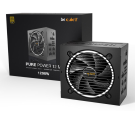 Slika izdelka: BE QUIET! Pure Power 12 M 1200W 80Plus Gold (BN346) modularni ATX napajalnik