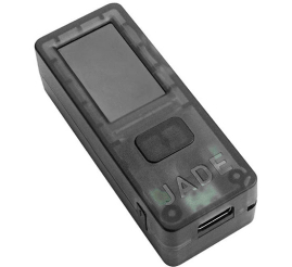 Slika izdelka: Blockstream JADE, denarnica za Bitcoin, transparentna črna