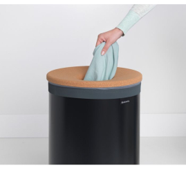 Slika izdelka: Brabantia koš za perilo 60L okrogel, črn
