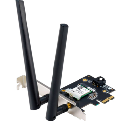 Slika izdelka: Brezžični mrežni adapter PCIe Asus PCE-AX1800 WiFi6 802.11ax 2x antena BT 5.2 (90IG07A0-MO0B00)