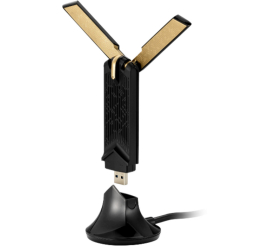 Slika izdelka: Brezžični mrežni adapter USB 3.2 Asus USB-AX56U WiFi6 802.11ax AC1800 1201Mbit/s Dualband MU-MIMO 2x antena (90IG06H0-MO0R00) WIFI6