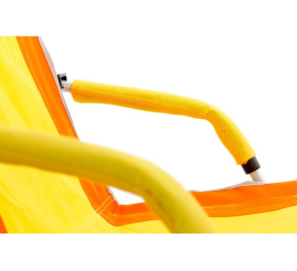 Slika izdelka: BRUNNER BULA XL stol za kampiranje oranžna - rumena 0404149N.C85