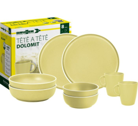 Slika izdelka: BRUNNER Komplet 8 Tête-à-Tête Dolomit rumen