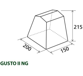 Slika izdelka: BRUNNER kuhinjski šotor GUSTO II 150x200 0425996N.C30 moder