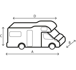 Slika izdelka: BRUNNER Zaščitna prevleka za avtodom 12M 600-650 7241542N
