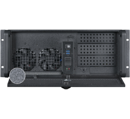 Slika izdelka: Chieftec 4U rack ohišje za strežnik UNC-410S-B-U3-OP